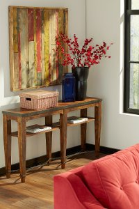 Gingko Coffee Brown Sofa Table - Trisha Yearwood