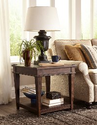Azalea Coffee Brown End Table - Trisha Yearwood