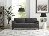 Lawrence Mid Century Modern Dark Gray Sofa