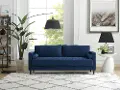 LKLGF2SP3GU3051 Lawrence Mid-Century Modern Navy Blue Sofa