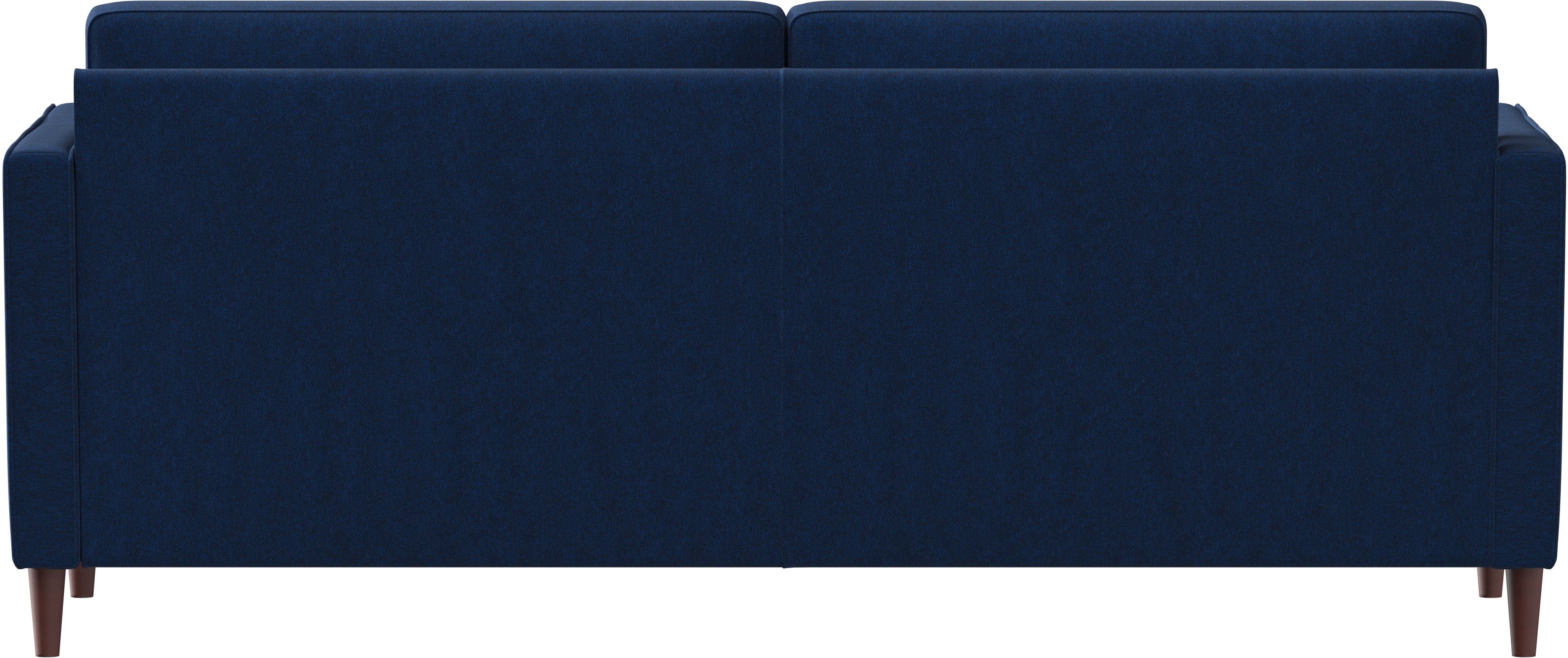 Lawrence Mid-Century Modern Navy Blue Sofa-2