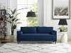 Mid Century Modern Navy Blue Sofa - Lawrence