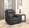 Black Traditional Recliner - Warburton-1