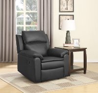 Black Traditional Recliner - Warburton