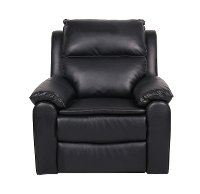 Black Traditional Recliner - Warburton-3