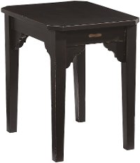 Magnolia Home Furniture Black Bracket End Table