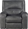 Gray Leather-Match Power Recliner - Megan-1