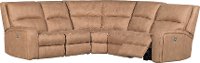 Tan 5 Piece Power Reclining Sectional - Megan