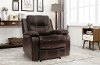 Dark Brown Traditional Recliner - Waverly