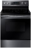 NE59M4320SG Samsung Electric Range with dual power elements - 5.9 cu. ft. Black Stainless Steel
