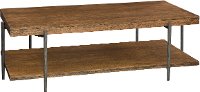 Medium Brown Mango Wood Coffee Table - Bedford