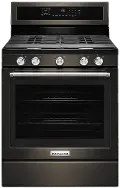 KFGG500EBS KitchenAid 5.8 cu ft Gas Range - Black Stainless Steel