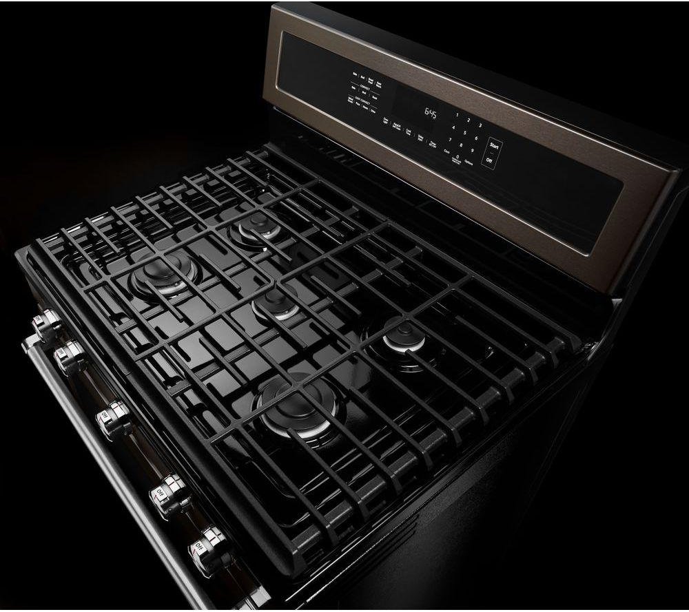 KFGG500EBS KitchenAid Freestanding Gas Range - 5.8 cu. ft. Black Stainless Steel-2