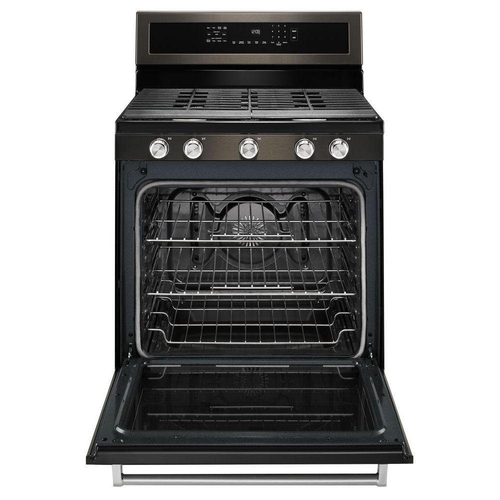 KFGG500EBS KitchenAid Freestanding Gas Range - 5.8 cu. ft. Black Stainless Steel-4