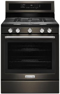 KFGG500EBS KitchenAid Gas Range - 5.8 cu. ft. Black Stainless Steel