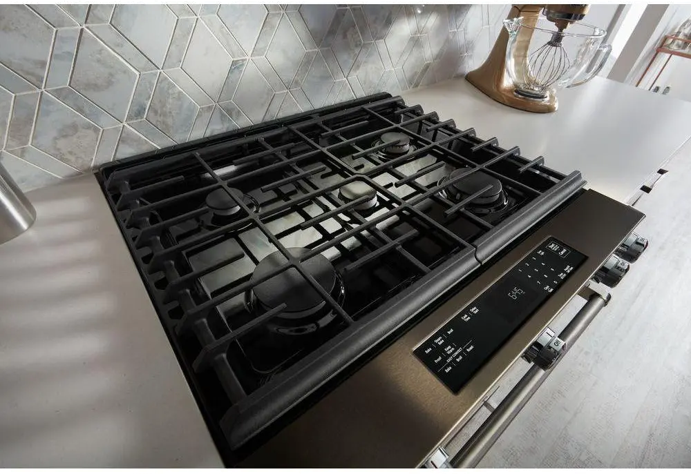 KSGG700EBS KitchenAid Slide In Gas Range - 5.8 cu. ft. Black Stainless Steel-2