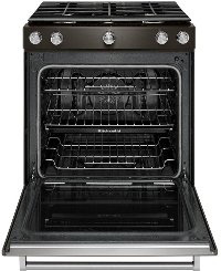 KSGG700EBS KitchenAid Slide In Gas Range - 5.8 cu. ft. Black Stainless Steel-3