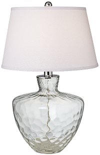 Sea Glass Clear Table Lamp