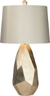 Champagne Resin Faceted Table Lamp