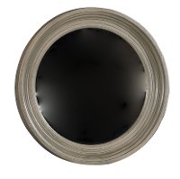 Old Gray Rustic Contemporary Mirror - Bohemian