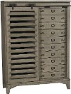 Clearance Rustic Contemporary Old Gray Door Chest - Bohemian