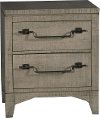 Old Gray Rustic Contemporary Nightstand - Bohemian