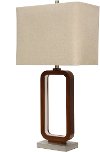 Wellwood Inner LED Table Lamp with Brushed Steel Base