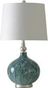 Clearance Faux Marble Glass Table Lamp