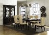Dark Oak Traditional 5 Piece Dining Set - Tessy