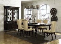 Dark Oak Traditional 5 Piece Dining Set - Tessy