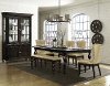 Vintage Ivory and Brown 6 Piece Dining Set - Tessy-1