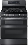NX58M6850SG Samsung 5.8 cu. ft. Freestanding Gas Range with 16K and 15K BTU Power Burners - Black Stainless Steel-1