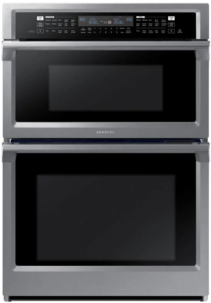 NQ70M6650DS Samsung 7 cu ft Combination Wall Oven with Microwave - 30 Inch Stainless Steel-1
