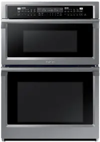 NQ70M6650DS Samsung 7 cu ft Combination Wall Oven with Microwave - 30 Inch Stainless Steel