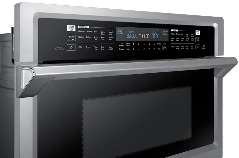 NQ70M6650DS Samsung 7 cu ft Combination Wall Oven with Microwave - 30 Inch Stainless Steel-3