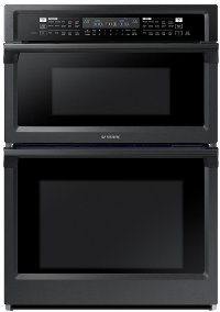 NQ70M6650DG Samsung 30 Inch Smart Convection Combination Wall Oven with Microwave - 7.0 cu. ft. Black Stainless Steel