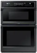NQ70M6650DG Samsung 7 cu ft Combination Wall Oven - Black Stainless Steel 30 Inch