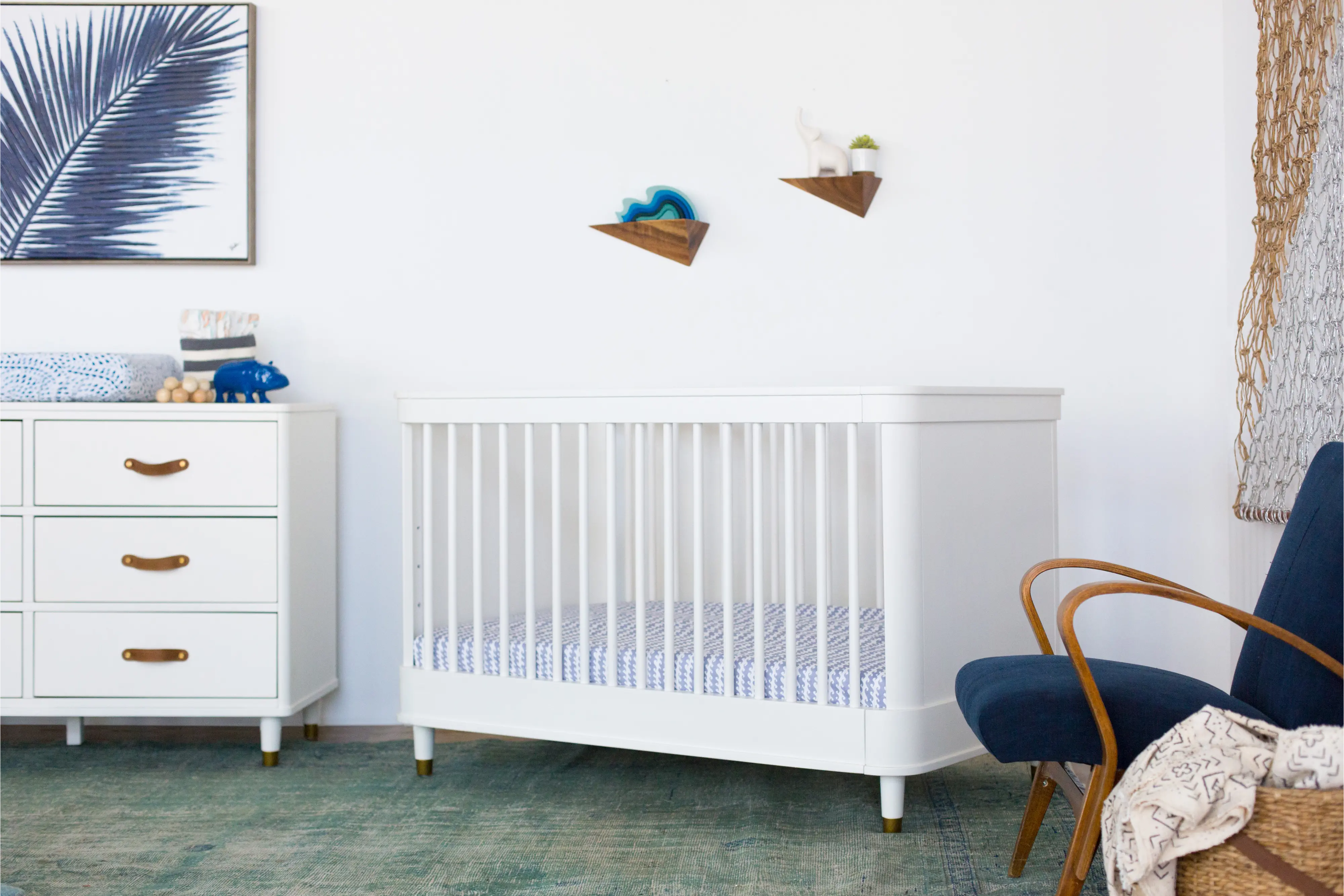 Classic White 3-in-1 Convertible Crib - Tanner-2