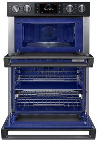 NQ70M7770DG Samsung 30 Inch Smart Combination Wall Oven with Microwave - 7.0 cu. ft. Black Stainless Steel-3