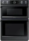 NQ70M7770DG Samsung 7 cu ft Combination Wall Oven - Black Stainless Steel 30 Inch