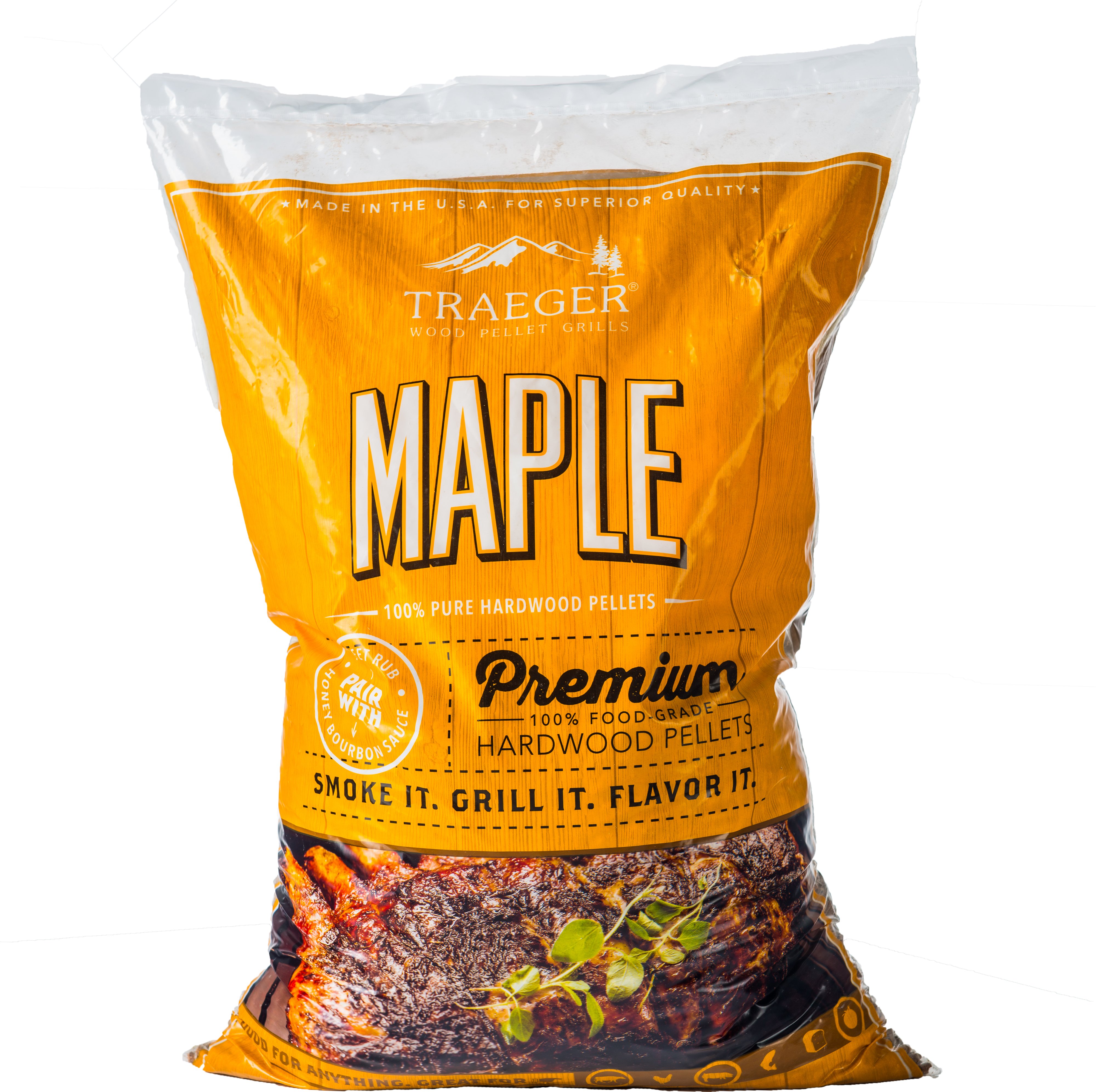 PEL308 Traeger Grill Maple Pellets 20 lb Bag-1