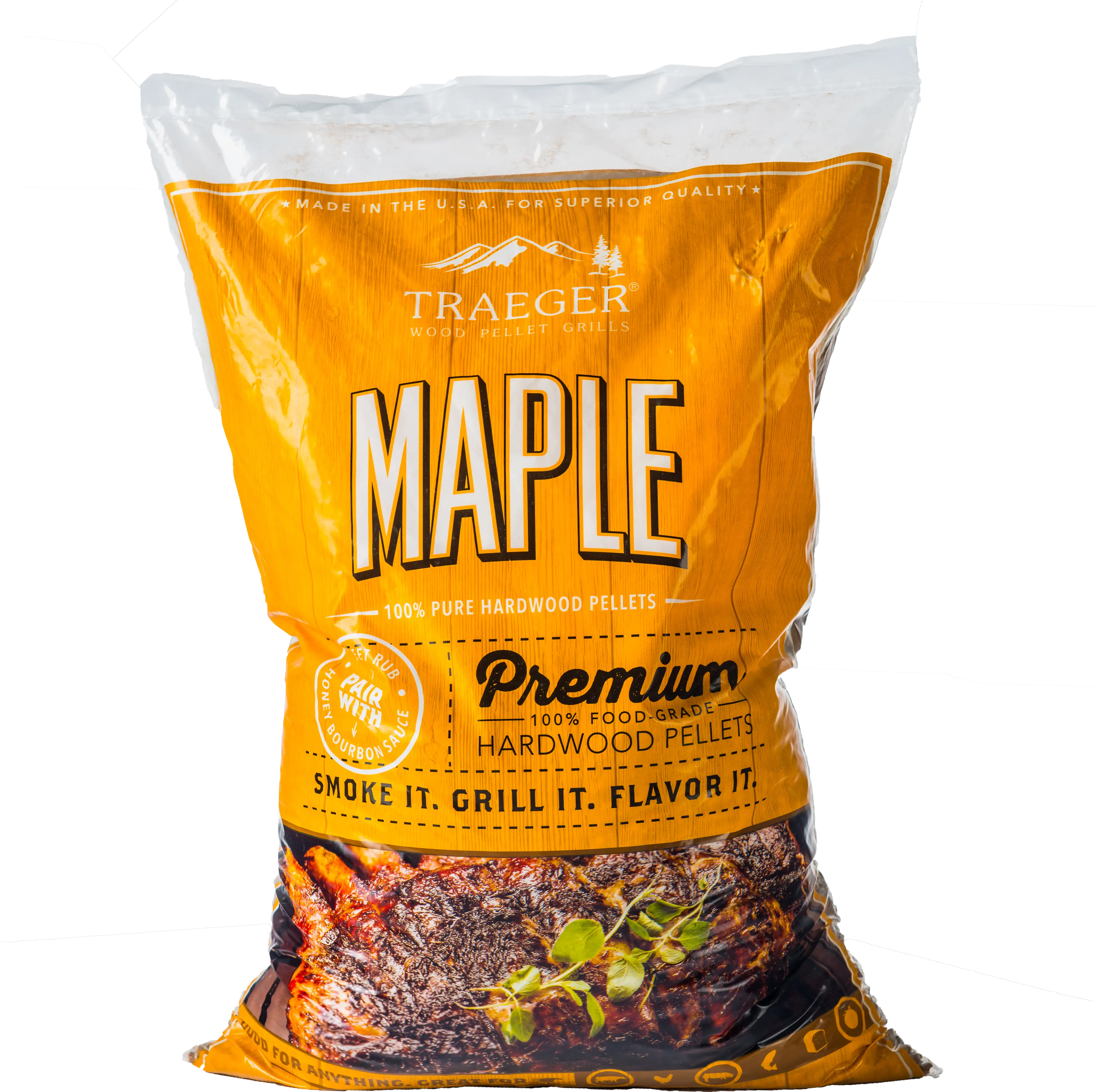 PEL308 Traeger Grill Maple Pellets 20 lb Bag-1