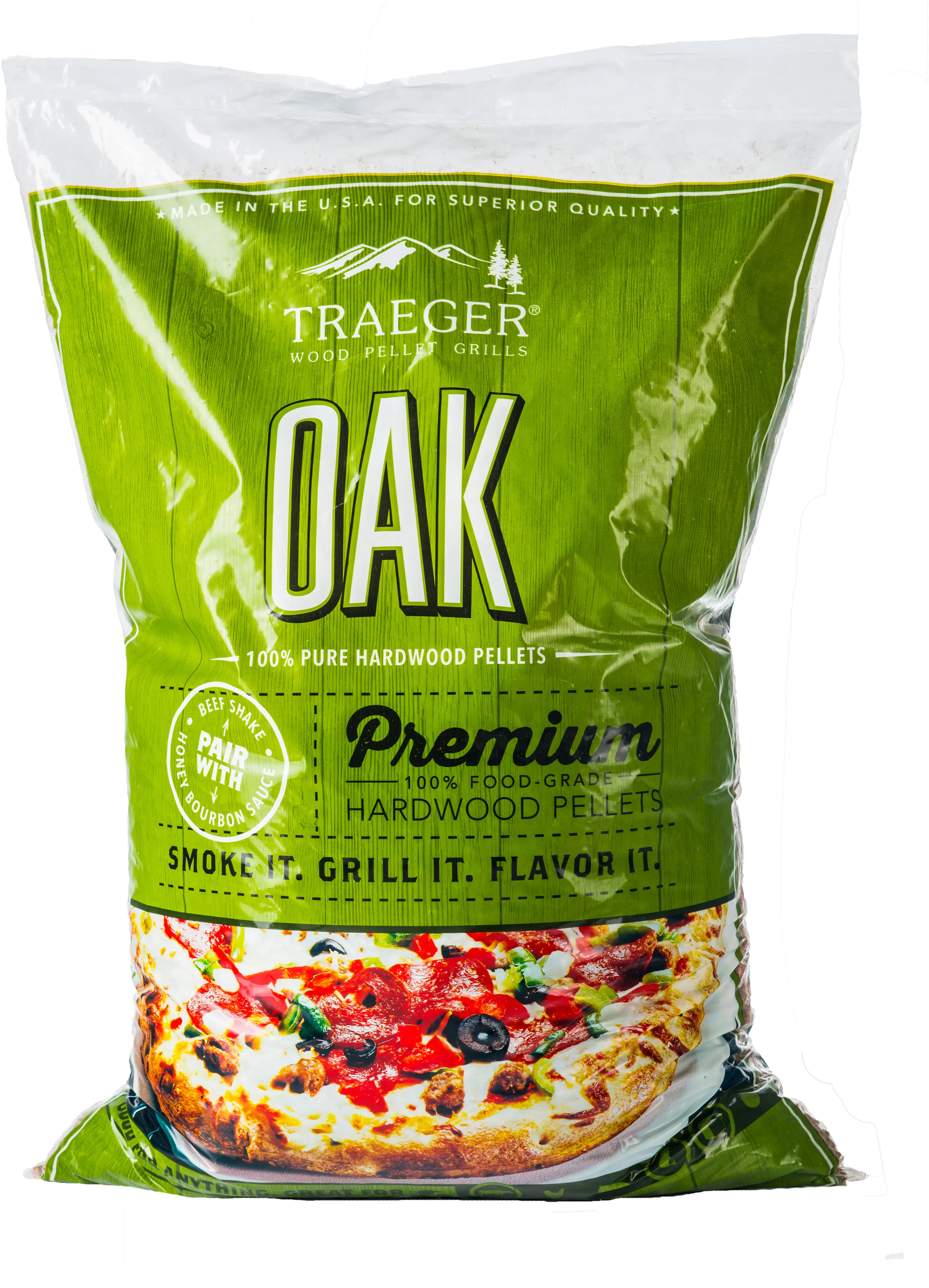 PEL310 Traeger Grill Oak Pellets 20 lb Bag-1