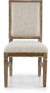 Weathered Pine Square Back Upholstered Dining Chair - Interlude II