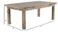 Weathered Pine Extension Table - Interlude II-3