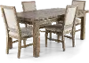 Interlude II Weathered Pine 5 Piece Dining Room Set