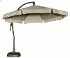 Treasure Garden Outdoor Patio Cantilever Umbrella and Base