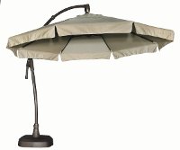 Treasure Garden Outdoor Patio Cantilever Umbrella and Base