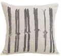 Printed Skis Throw Pillow