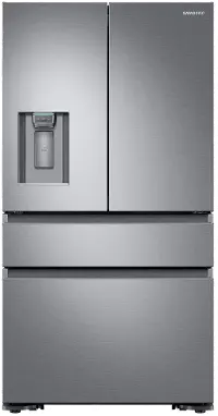 RF23M8070SR Samsung 22.6 cu ft 4 Door Refrigerator - Counter Depth Stainless Steel